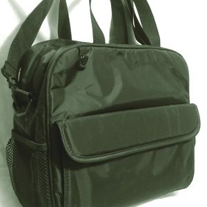Messinger Bag - Unisex,  Large, Black with Sling
